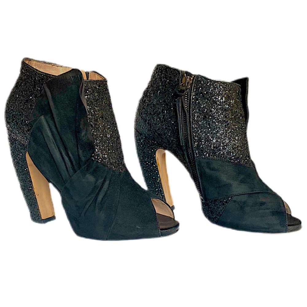 Miu Miu Glitter Booties